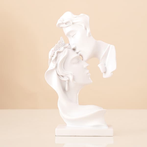Skulptur skulptur bröllopspar bordsdekoration
