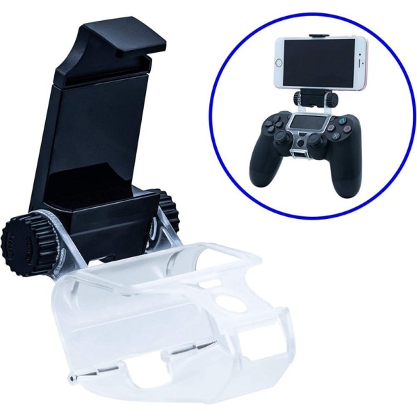 Fäste tillbehör PS4 handkontroll telefonfäste klämma hållare handtagshållare