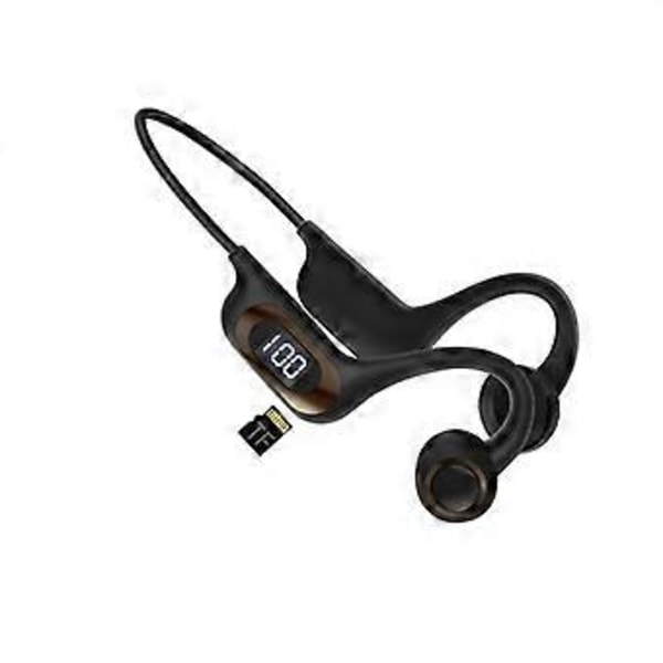 Knogleledningshovedtelefon Trådløs Bluetooth 5.3 Hovedtelefon Udendørs Sportsøreprop Headset