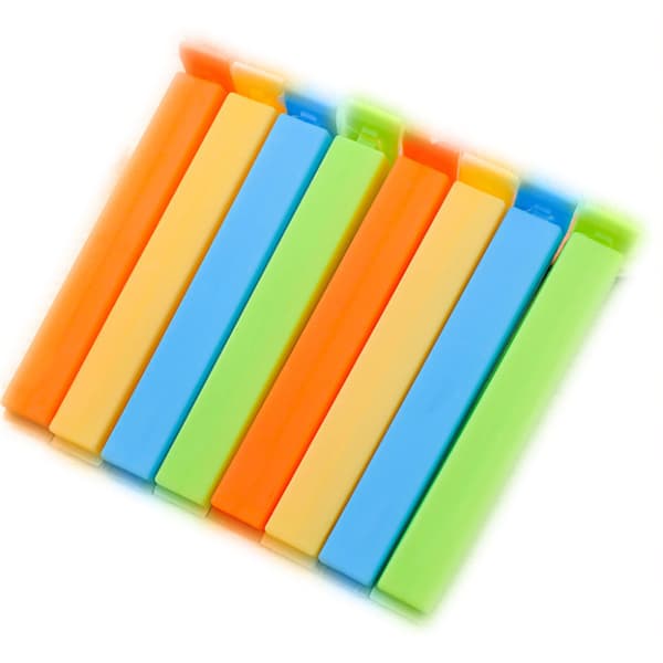 20 stk. plastforsegling klipsposeklips for mat, chipklips mat