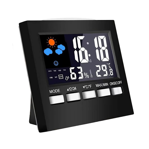 Termometer og hygrometer, indendørs og udendørs hygrometer termometer