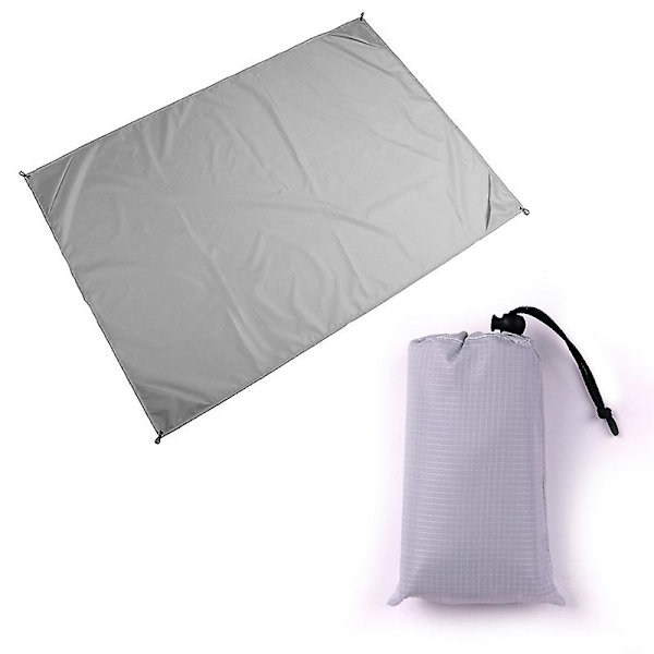 Pieni ja kevyt vedenpitävä lattiamatto, minikokoinen taitettava rantamatto ulkoilmaan, retkeilyyn, kosteudenkestävä matto (1,4x2m)