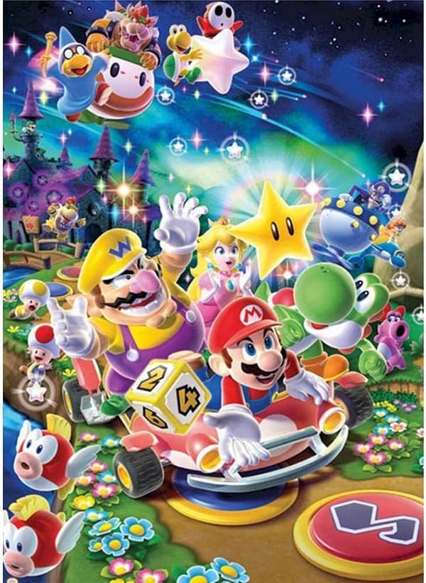 DIY-timanttimaalaus, timanttitaidemaalaus Mario-sarja