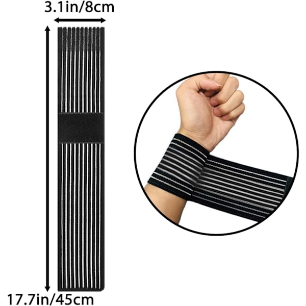 4 st handledsskydd elastiskt handledsskydd andningsbart handledsband justerbart