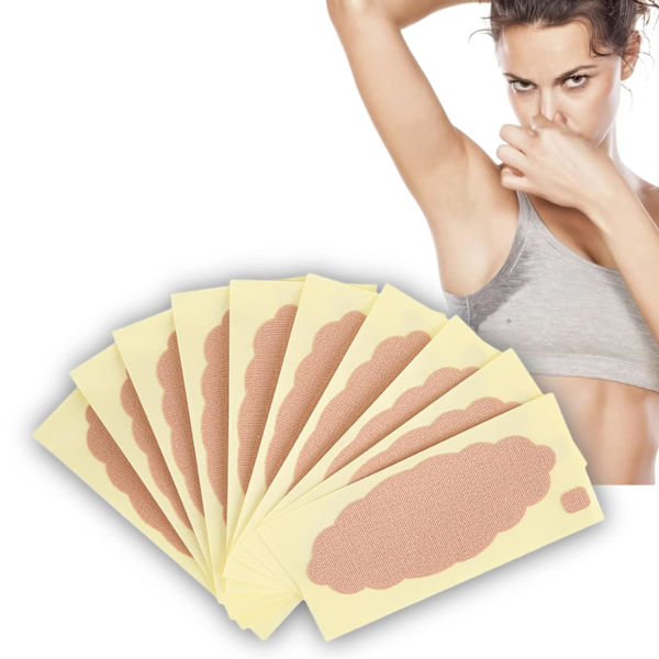 10 kappaletta kainalolappuja, kainalon hikinapit, kainalon deodorantti, anti