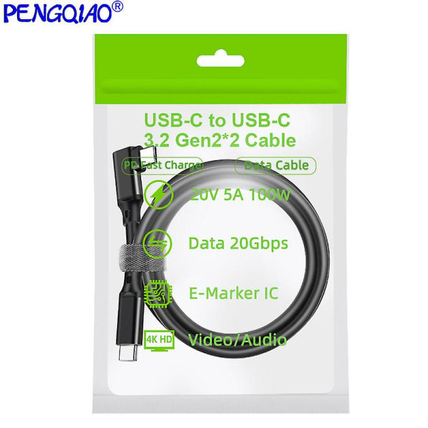 Albu VR-kabel Type-c datakabel Usb3.1 dobbel hann 4k videoprosjekteringskabel 3.20gen2 Hands Tour Line（2M Stil 1）