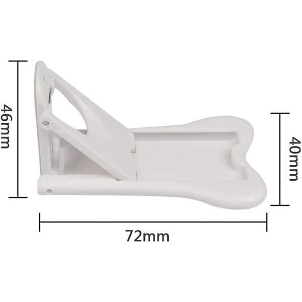 2 st skjutdörrsstopp, barnsäkerhetsspärren fönsterstopp skåpsäkerhetslås, fönsterstopp utan borrning vit