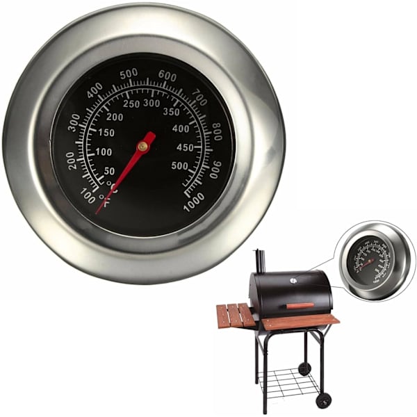 Rustfrit stål ovn termometer BBQ termometer