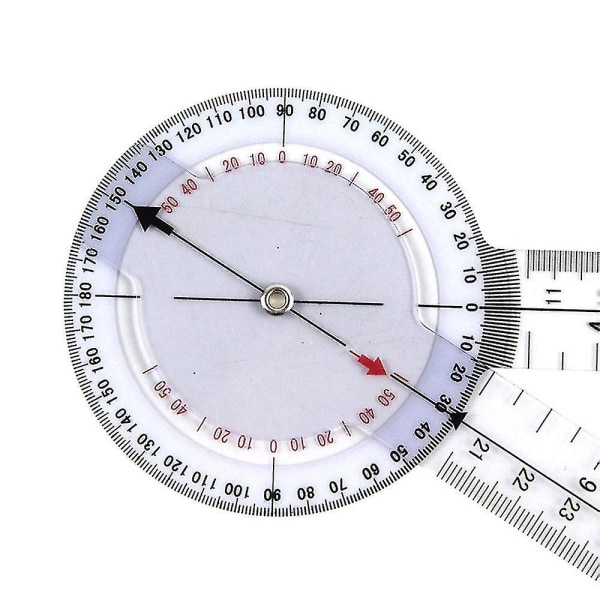 Goniometer Vinkelmätare Linjal, Medicinsk Ledböjningsmätverktyg