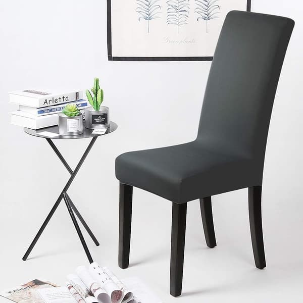 Dekorstoltrekk 4 stykker Stolovertrekk Stretch-trekk Elastisk