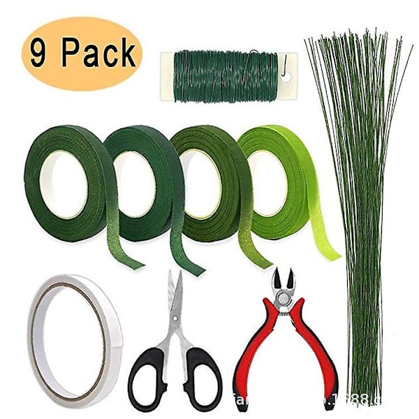 Blomster DIY-verktygssats 9-delad uppsättning