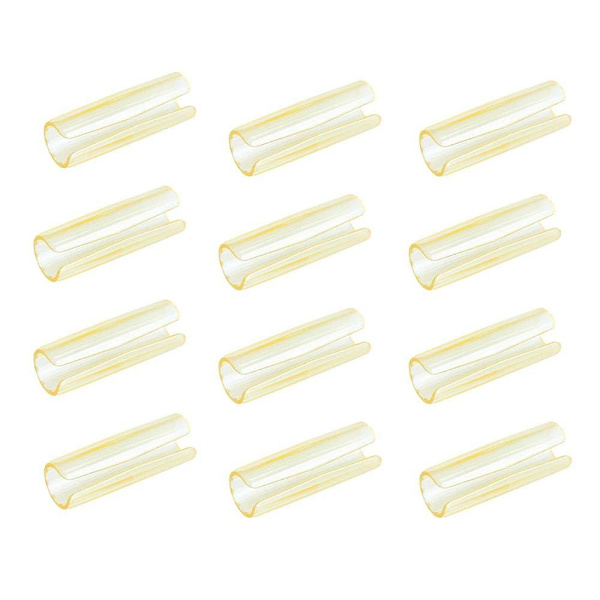12 stk. Usynlige Sengrippere Cylindriske Holdbare Clips Fasteners Lagenholdere Klemme-hold Snug Holder Madrasovertræk（Gul）