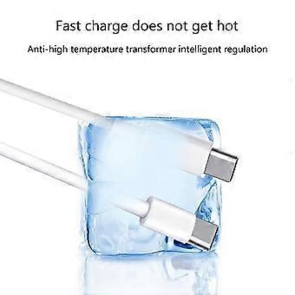 100W USB C - USB C -nopea latauskaapeli, jatkokaapeli 10 Gbps tiedonsiirtoadapteri kannettaville tietokoneille ja tableteille 1.5m