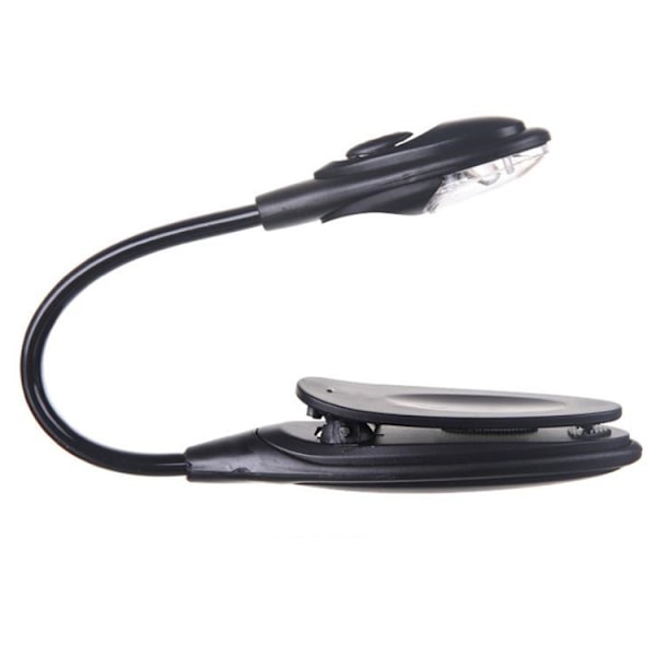 LED mini boklampe klipsbar leselampe
