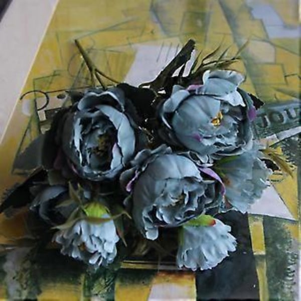 Sidenpioner - Eleganta konstgjorda blommor för alla tillfällen Blue