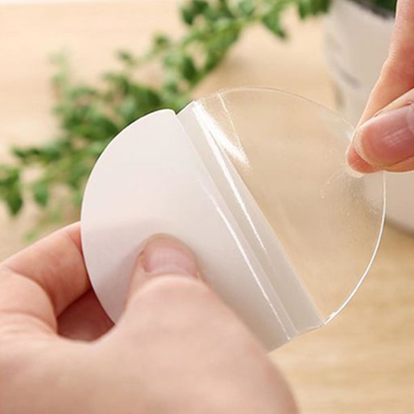 Transparent Auxiliary Stickers, Double Sided Round Suction Cup fo
