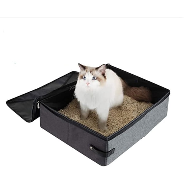 Waterproof Cat Litter Box Portable Foldable Cat Litter Box Travel