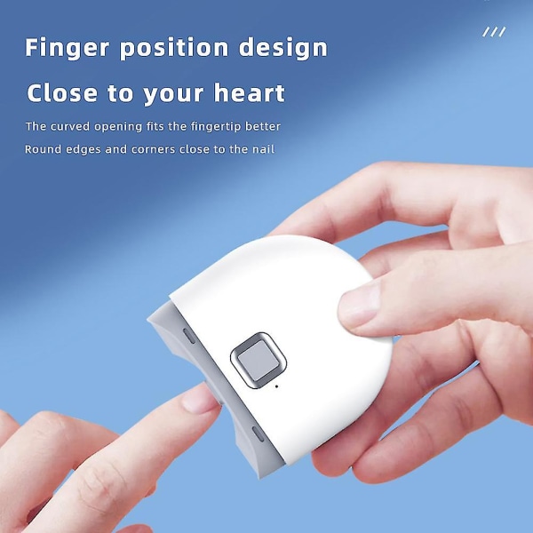 Elektrisk nagelklippare helautomatisk nagelklippare Bärbar nagelklippningsmaskin