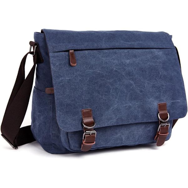 Axelväska för män Canvasväska Crossbody-väska Messenger Bag Axelväska