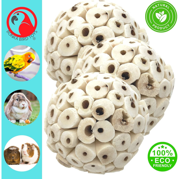Naturlig Sola Ball Mjuk Tugga Strimla Foder Sök Papegoja Amazon, Nymfparakit