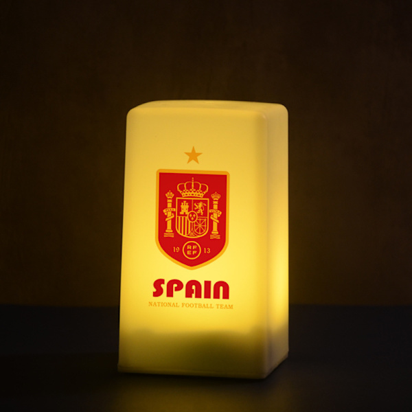 2022 Qatar VM maskot souvenir natlampe bordlampe (Spanien)