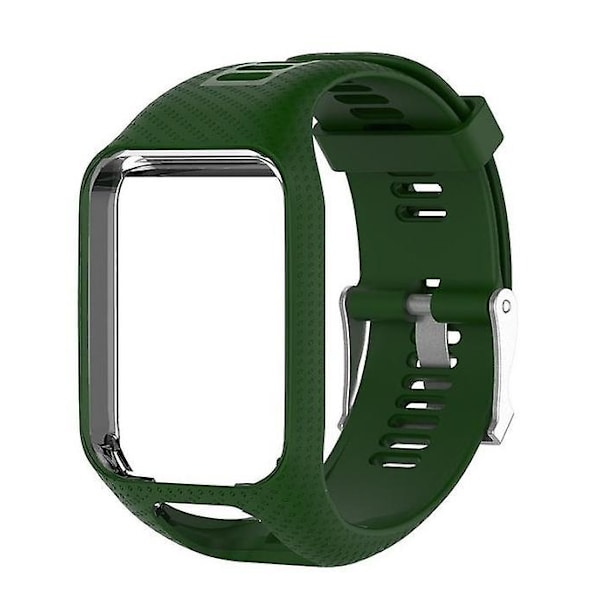 Ohp Tomtom Spark Runner 2/3 Gummiband Golfer2 Adventunrer Armband（Grün）
