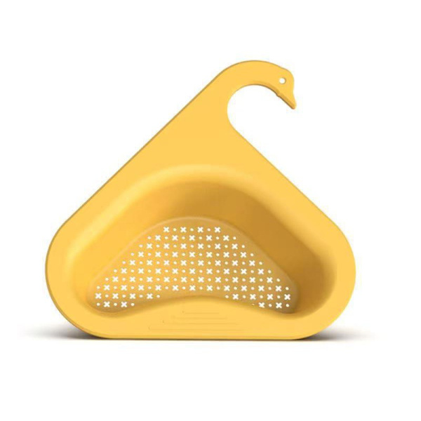 (gul) Svanedreneringskurv, Multipurpose Sink Strainer for Kitche