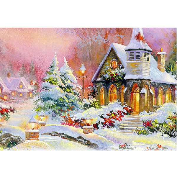 Full of Christmas atmosphere, family Christmas diamond painting 3