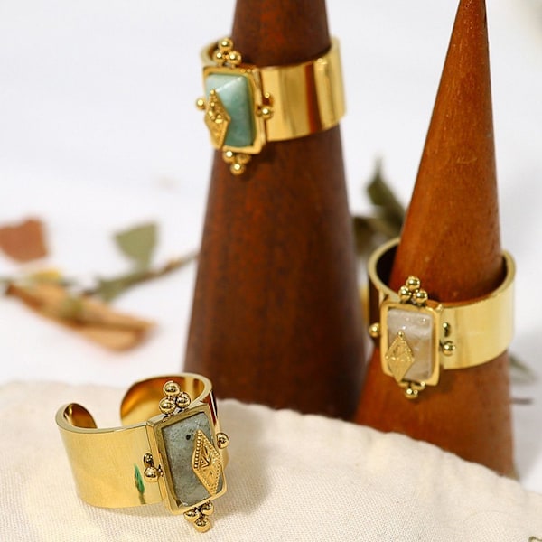 Ring dammode ring enkel temperament ring