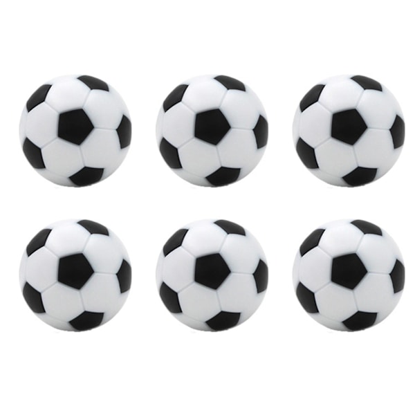 Bordfodbold 6 stk. Bordfodboldbolde 32mm Mini Fodboldbolde Udskiftning Til Bordfodbold Spil Tilbehør