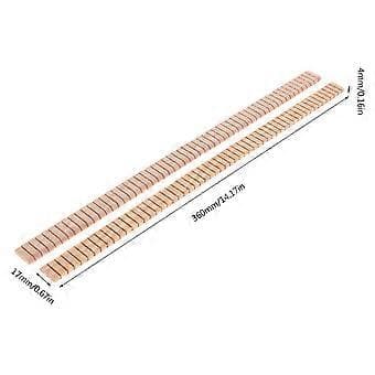 8 st/lot Akustisk Gitarr Kantlist Gitarr Purfling Remsor Massivt Trä Gitarr Loop DIY Purfling Remsor Trä Gitarrbindning