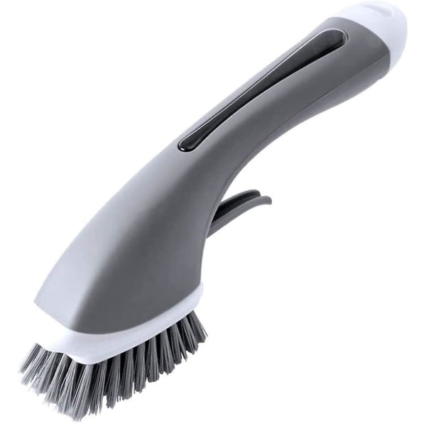 Household Cleaning Cleaning Brush Liquid Cleaning Brush(gray)