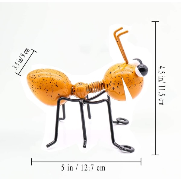 Metallimuurahainen, 4 väriä, söpö hyönteinen seinälle ripustettavaa taidetta varten