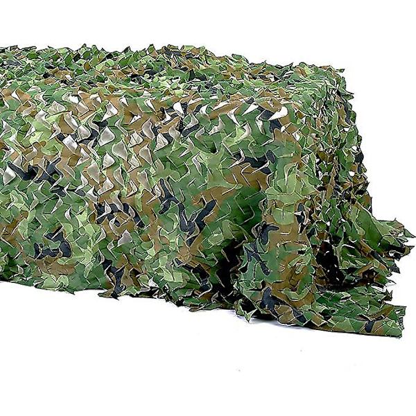Camouflage Netting Army Camo Net til jagt, militær tema, skydedekoration, solskærm, campinghytter 1,5*2,5m