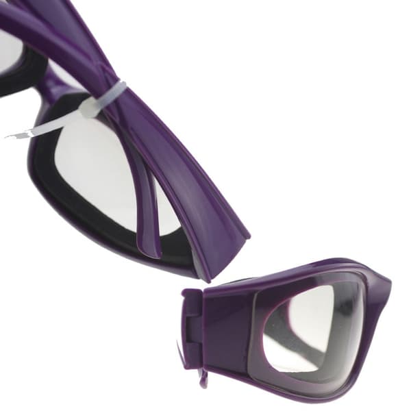 Kyynelnesteetön sipulilasit silputut grillauslasit, violetti