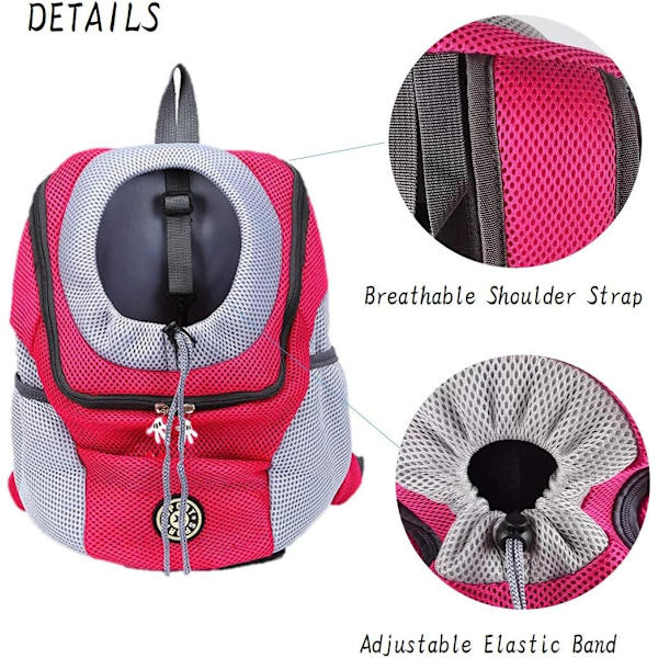Lemmikkien kantolaukku pienille koirille/kissoille, enintään 3 kg, handsfree-lemmikkieläin