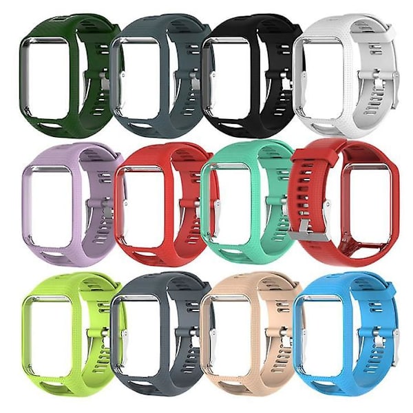 Ohp Tomtom Spark Runner 2/3 Gummiband Golfer2 Adventunrer Armbånd（Grøn）