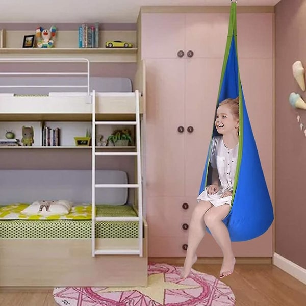Hamlock Pod Swing Balkong Lazy Hengekøye Swing Utekurv Hengekøye For Barn