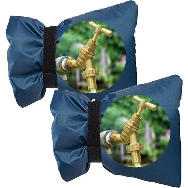 Piece Outdoor Tap Cover - Blå Vindtät Vatten Kalltålig Cover Ga