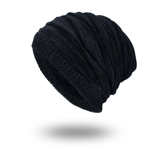Vinterhattar för män stickade slouchy mössor varma mössor