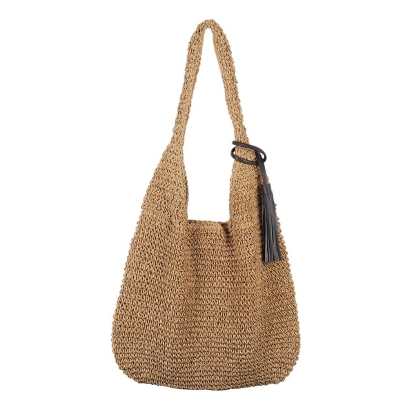 Straw Tote Bag For Women Large Beach Bag Summer Woven Shoulder Handbags