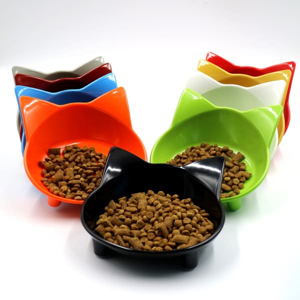 Dyrefoderingslegetøj til katte - skridsikre keramiske madskåle