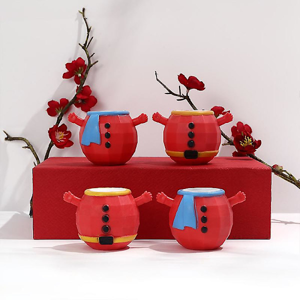 2 kpl Joulu Santa Pug In A Mug Lelu Lelut Lapselle Pojalle Tytölle Taapero Lapsille