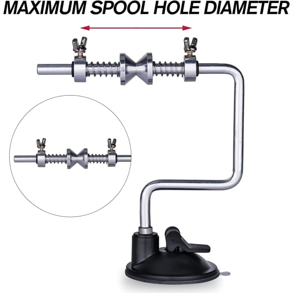 Fiskesnørespoleholder. Optrækker designet til nemt at fylde din re