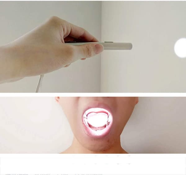 3-pakning Mini USB-oppladbare LED-lommelykter i rustfritt stål
