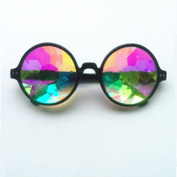 2-Pack Rainbow Kaleidoscope Solbriller, Carnival Glasses