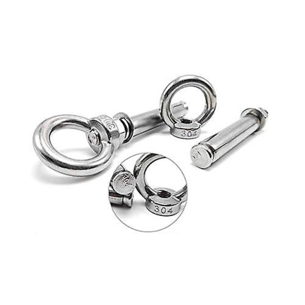 5-pakkaus silmäpulttipultti 304 ruostumaton teräs seinä betonitiiliankkuri laajennuspultit, M6x70mm