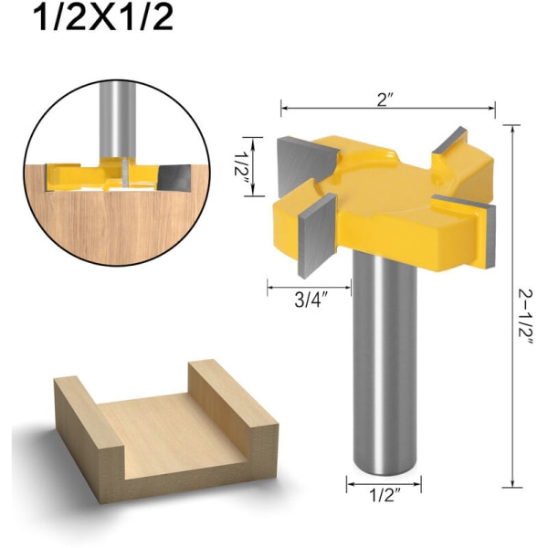 Standard CNC-freser for - Plate Flattening Cutter - 1/2\"