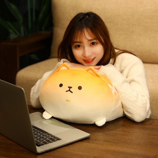 Shiba Inu Chubby Buddy Corgi Plysj Leke Dekorativ Plysj Fylt