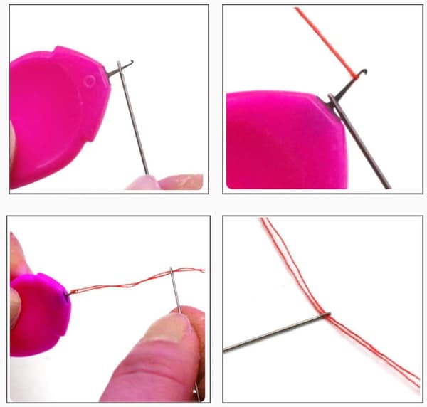 5 stk nåletredere, plast DIY treader, plast nål treader